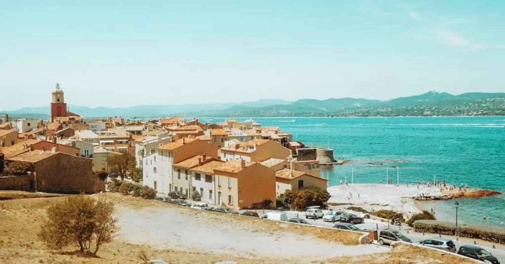 Beautiful French Riviera Beach in St Tropez